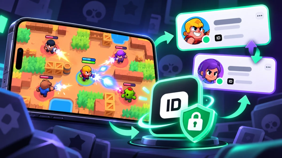 Аккаунт Brawl Stars с входом и переключением через Supercell ID