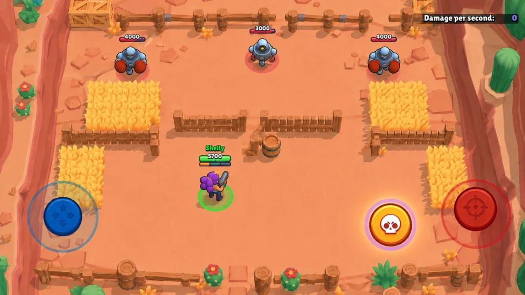 Заряженная кнопка Супера в Brawl Stars