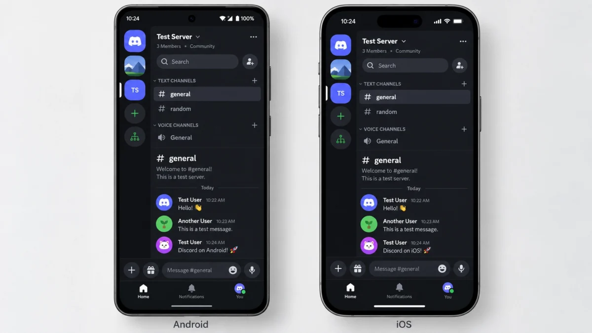 мобильное приложение Discord на Android и iPhone
