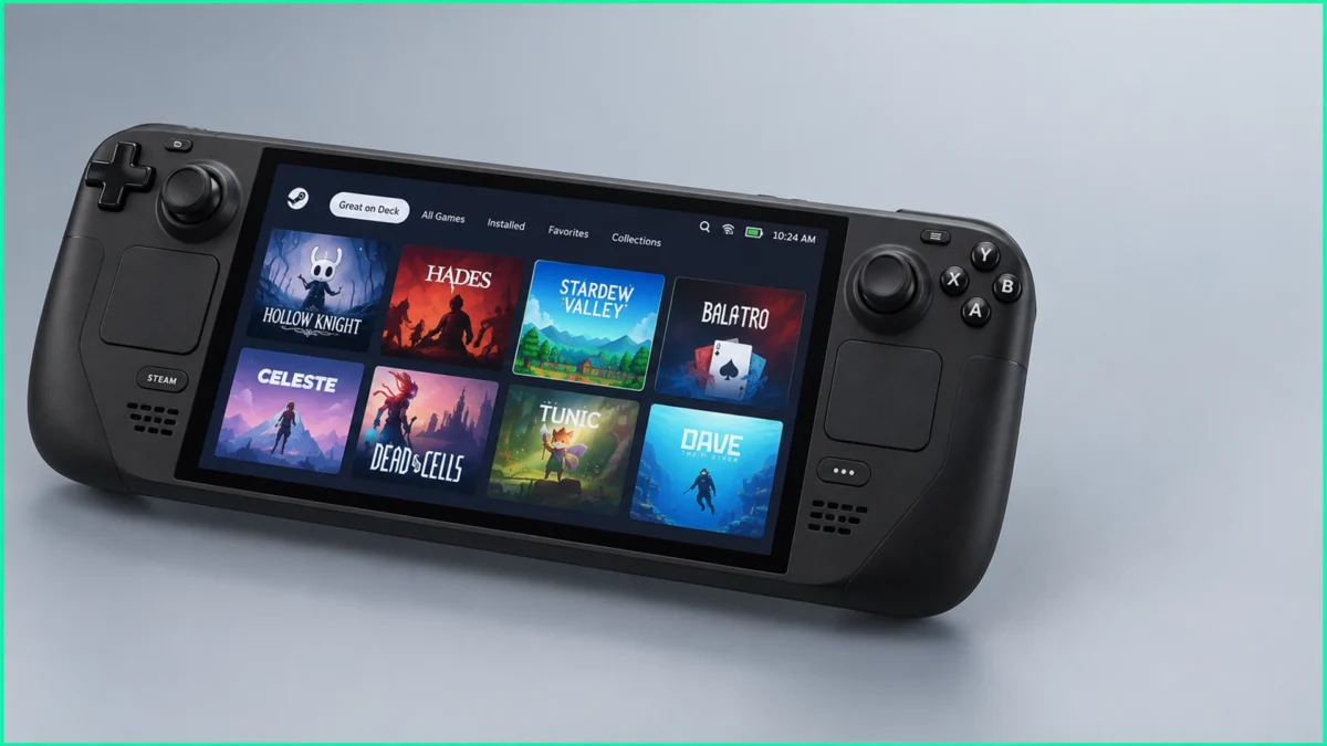 Steam Deck OLED с открытой библиотекой Steam