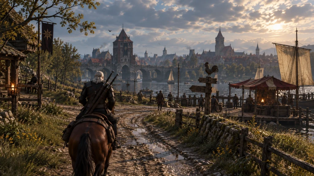 Геральт в начале Hearts of Stone