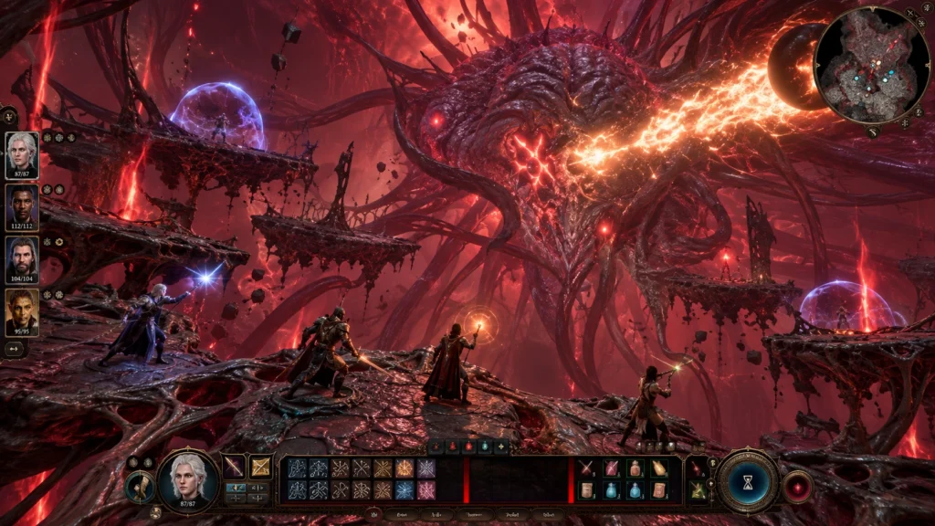Netherbrain на финальной арене Baldur's Gate 3